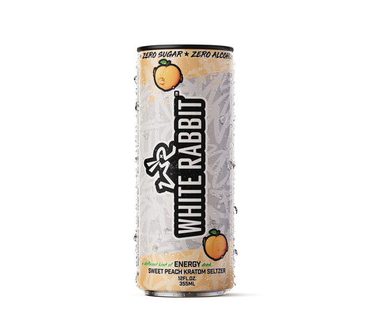 Kratom Energy Seltzer - Sweet Peach (12pk)