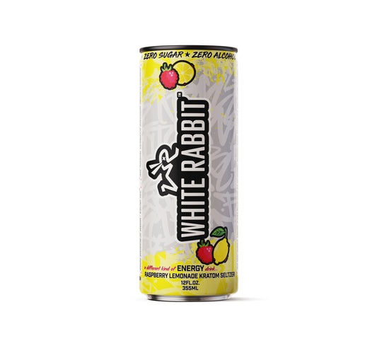 Kratom Energy Seltzer - Raspberry Lemonade (12pk)